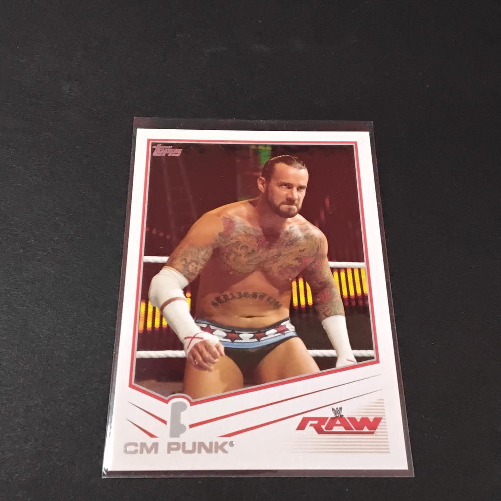 Topps Trading Card with Red and White Design